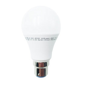 ExtraStar 8W LED Ball  Bulb B22 Warm White  3000K, pack of 6