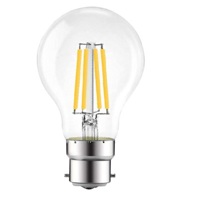 ExtraStar 8W LED Filament Light Bulb B22, 2700K