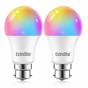 Extrastar A60 B22 smart LED wifi bulb