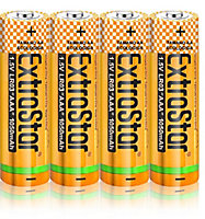 Extrastar AA Alkaine Batteries,  1.5V, 4 pieces