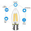 EXTRASTAR B22 LED Filament Candle Bulbs 6W warm white,2700K (pack of 6)