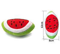 Extrastar Fabric Water Melon Squeaky Pet Toys