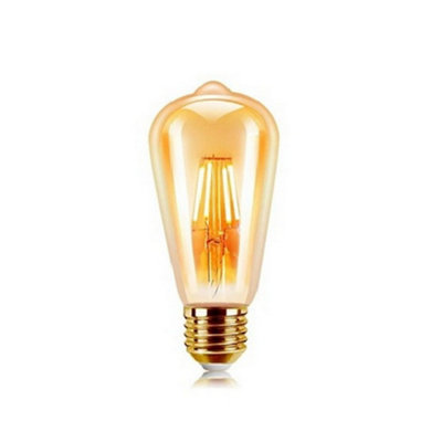 Extrastar Filament LED Bulb Yellow (142mm x 64mm)