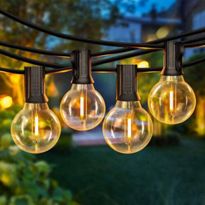 Extrastar G40 LED Outdoor Garden String Lights 12M 25PCS LED bulbs