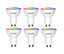ExtraStar GU10 6W WIFI LED Smart RGB Light bulb (pack of 6)
