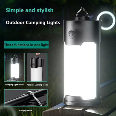 Extrastar LED Portable Camping Torch Battery Operated Lantern Night Light IP44