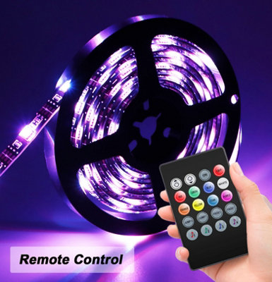 Extrastar LED Strips Light with Remote Control, power by USB, 3M