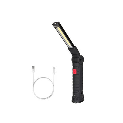 Extrastar LED Working Light Foldable 3 Mode IP20 USB Rechargeable Camping Torch