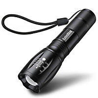 Extrastar LED Zoom Flash Light camping Torch, 10W ultra bright, 5 mode