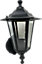 Extrastar Outdoor Metal Wall Lantern Garden light Black IP44 (6W filament candle bulb included)