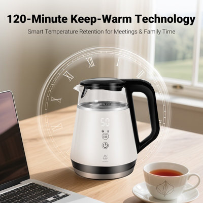 ExtraStar Smart Brew Litre Digital Cordless Kettle