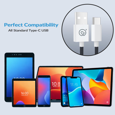 ExtraStar USB Type-C Charging Data Cable, 3A 1.2m