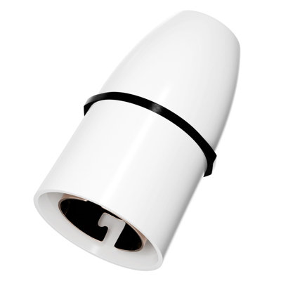 ExtraStar White Bayonet Cap (B22) Lampholder