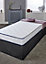 eXtreme comfort ltd, Small Single - 2ft6" Damask Dual Sided Flat Sleep Surface Kids Value Essentials Foam Free Spring Mattress