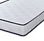 eXtreme comfort ltd, Small Single - 2ft6" Damask Dual Sided Flat Sleep Surface Kids Value Essentials Foam Free Spring Mattress