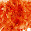Eye-Catching and Modern Small Orange Feather Decorated Pendant Lighting Shade