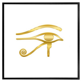 Eye of horus (Picutre Frame) / 24x24" / Oak