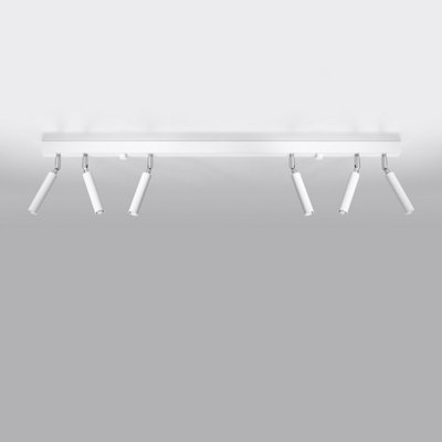 Eyetech Steel White 6 Light Classic Ceiling Light