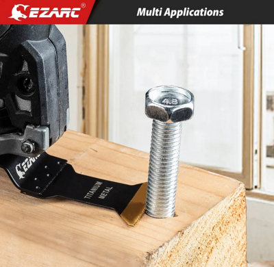 EZARC 801104, multitool bi-metal titanium oscillating blade 44mm for wood, metal