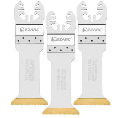 EZARC 801108 3pcs multitool blades set extra long, for wood PVC nails 120mm long