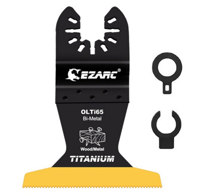 EZARC 801120, multitool bi-metal titanium blade extra wide for wood, metal