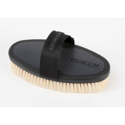 Ezi-Groom Horse Body Brush Black (200mm x 25mm) Price Comparisons | Compare The Build