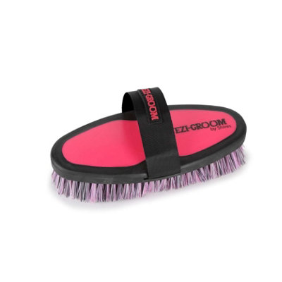 Ezi-Groom Horse Body Brush Bright Pink (200mm x 25mm) Price Comparisons | Compare The Build