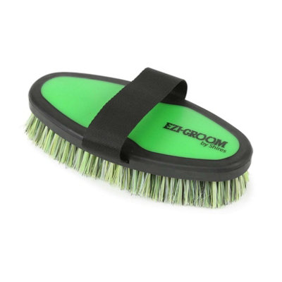 Ezi-Groom Horse Body Brush Lime Green (200mm x 25mm) Price Comparisons | Compare The Build