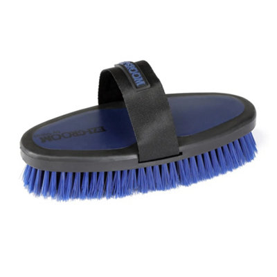 Ezi-Groom Horse Body Brush Navy (200mm x 25mm) Price Comparisons | Compare The Build