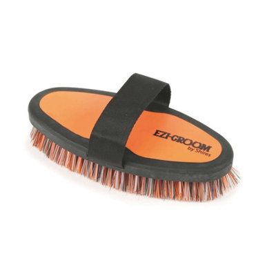 Ezi-Groom Horse Body Brush Orange (200mm x 25mm) Price Comparisons | Compare The Build