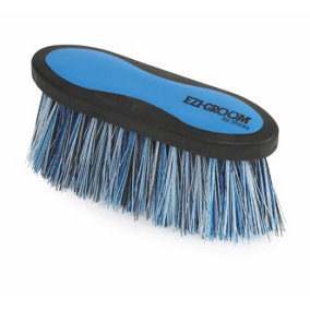 Ezi-Groom Horse Dandy Brush Bright Blue (205mm x 75mm)