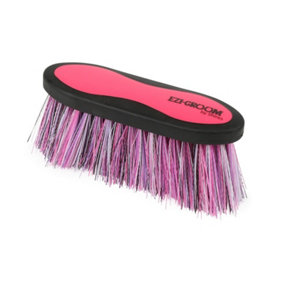 Ezi-Groom Horse Dandy Brush Bright Pink (205mm x 75mm)