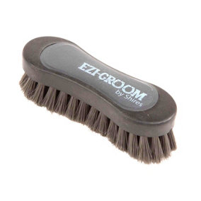 Ezi-Groom Horse Face Brush Black (125mm x 25mm)