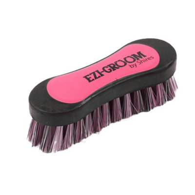 EZI-GROOM Grip Long Bristle Dandy Brush L in B.PINK