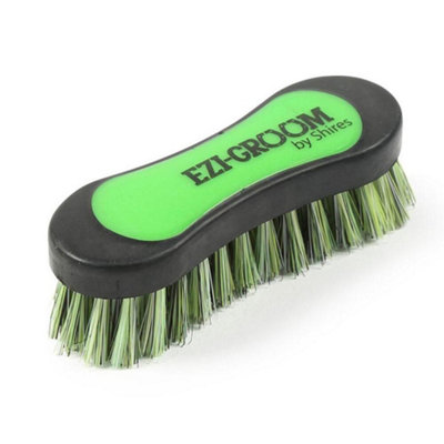 EziGroom Horse Face Brush Lime Green (125mm x 25mm) DIY at B&Q