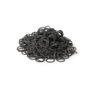 Ezi-Groom Horse Plaiting Bands (Pack of 500) Black (One Size) Price Comparisons | Compare The Build