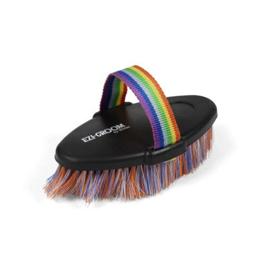 Ezi-Groom Shape Up Horse Body Brush Orange/Blue (35mm x 165mm x 85mm) Price Comparisons | Compare The Build