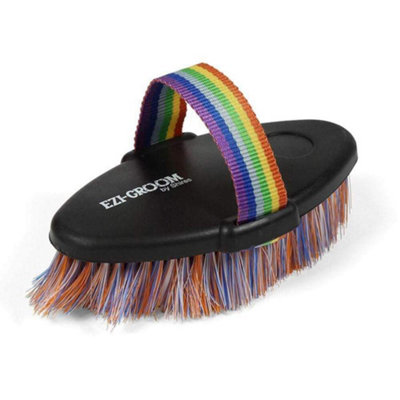 Ezi-Groom Shape Up Horse Body Brush Orange/Blue (35mm x 180mm x 95mm) Price Comparisons | Compare The Build