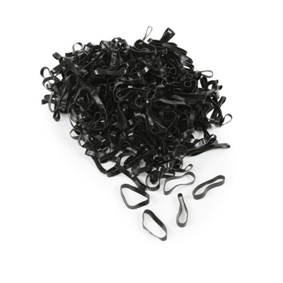 Ezi-Groom Silicone Horse Plaiting Bands (Pack of 450) Black (One Size) Price Comparisons | Compare The Build