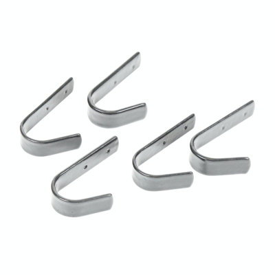 Ezi-Kit Stable Hook (Pack of 5) Grey (4in)