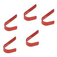 Ezi-Kit Stable Hook (Pack of 5) Red (4in)