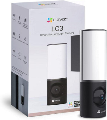 EZVIZ LC3 Single Light Full HD 4MP Outdoor Floodlight Security Camera Black Price Comparisons | Compare The Build
