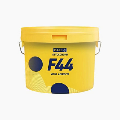 F Ball & Co F44 Vinyl & Flotex Adhesive   - 5ltr