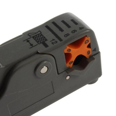 F-Type Compression Tool Coaxial cable Stripper Crimper + 20 Connectors FOR ct100 RG6 - 6