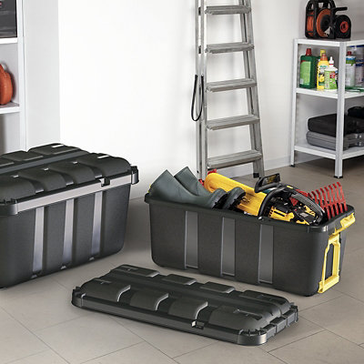 Shop storage trunks.