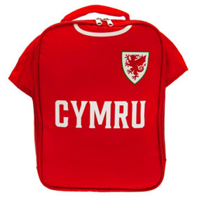 FA Wales Cymru Lunch Bag Red/White (One Size)