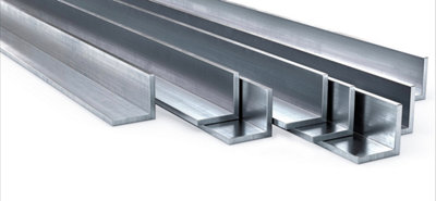 Fabal Aluminium Angle 25mm x 25mm x 2mm Mill finish 1 Meter