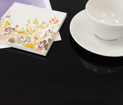 Fablon Sticky Back Self Adhesive Vinyl In Black - 45cm X 2m FAB10044