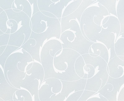 Fablon Sticky Back Self Adhesive Vinyl Scroll Flower - 67.5cm X 1.5m FAB10309