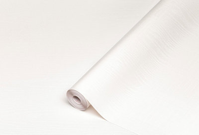 Fablon White Wood Fablon Sticky Back Vinyl Wrap 2m x 90cm Fab11096